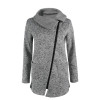 OHRYIYIE Plus Size 5XL Gray Cardigan Women 2018 Spring Autumn Zipper Sweater Women Long Sleeve Pocket Tricot Knitted Cardigan