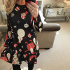 OHRYIYIE Plus Size 5XL Womens Dress 2017 Casual Long Sleeve Print A-Line Dress Female Christmas Party Dresses Vestido De Festa
