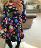 OHRYIYIE Plus Size 5XL Womens Dress 2017 Casual Long Sleeve Print A-Line Dress Female Christmas Party Dresses Vestido De Festa
