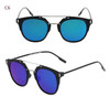 OHMIDA New Fashion Sunglasses Women Brand Designer Cat Eye Sun Glasses Luxury Brand Shade Mirror Glass Men Sunglasses Female