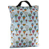 Ohbabyka Lovey Hanging Wet Bag Reusable Cloth Diaper Bags for mum Large Garbage Bag Zippered Washable Baby Diapers Dry Wet Bag