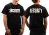 Official Security men T-Shirt Print on Front & Back Cotton Black O-neck short Sleeve t shirt homme 2017 hip hop top clothing mma