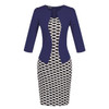 Office Dress Black Plaid Bodycon Pencil Vintage Midi Fashion Apparel Vestido De Festa Clothes Female Women Work Summer Dress