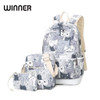 Waterproof Set Backpacks School Bag for Teenage Girls Packbag Cut Cat Printing Bagpack Laptop Canvas Animal Backpack Women