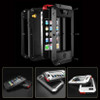 Waterproof Shockproof Aluminum Gorilla Metal Cover Case For Apple iPhone Models 4 4s 5 5s SE 6 6s 6/6s 7 plus + Tempered glass