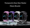 Waterproof Heart Rate Monitor Smart Wristbands  Swim Fitness Tracker Bracelet Bluetooth Wristband for Android iOS Smart Band