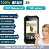 Waterproof iMAN X5 Mobile Phone IP67 4.5 inch MTK6580 Quad Core Android 5.1 1GB RAM 8GB ROM 5MP GPS 3000mah 3G WCDMA Smartphone
