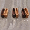 Waterproof Bank Card Holder Wooden Business ID Name Organizer ID Card Case Storage Box Case For Desk Desktop Countertop
