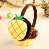 Watermelon Strawberry kids Cartoon Fruits Earmuffs fluffy Plush girls ear cover in winter warm Ear muffs ear protector 6 styles