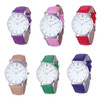 Watches women Fashion watch quartz Womens Retro Design Leather Band Analog Alloy Quartz Wrist Watch Casual Simple