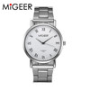 Watch Willby Quartz Watch Women's MINGEER Brand Silver Strap Roman Numerals Wrist Watch Drop Shipping 170302