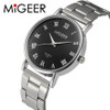 Watch Willby Quartz Watch Women's MINGEER Brand Silver Strap Roman Numerals Wrist Watch Drop Shipping 170302
