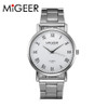 Watch Willby Quartz Watch Women's MINGEER Brand Silver Strap Roman Numerals Wrist Watch Drop Shipping 170302