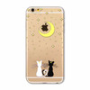 Phone Case For iPhone 6 6s 6sPlus 6Plus SE 5 5s Cover Flowers Girls Cat Cartoon Mandala Banana Panda Soft Silicone coque Capa