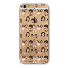 Phone Case For iPhone 6 6s 6sPlus 6Plus SE 5 5s Cover Flowers Girls Cat Cartoon Mandala Banana Panda Soft Silicone coque Capa