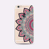 Phone Case For iPhone 6 6s 6sPlus 6Plus SE 5 5s Cover Flowers Girls Cat Cartoon Mandala Banana Panda Soft Silicone coque Capa