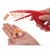 Peelers Portable Stainless Steel Platic Prawn Shrimp Deveiner Peel Device Creative Kitchen Tools Remover Peel Device One pieces