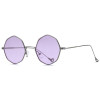 Peekaboo 2017 mens small round sunglasses women vintage retro clear blue sunglasses transparent lens metal uv400
