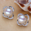 Pearl jewelry sets , selling 925 sterling silver jewelry freshwater pearl jewelry set for women 3 color gift