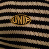 Pattern stripe knitted sweater women pullover winter cropped unif black white embroidery Loose Oversize Crayola Pullovers
