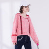 PASS Women Sweatshirt Hoodie 2018 Harajuku Kawaii Hooded Long Sleeve Cotton Loose Crop Top Sweatshirt Korean Hoodies