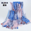Pashmina Scarf Women 2017 New arrive Spain Voile Velvet Chiffon Infinity Scarf Winter Scarves Silk Shawls and Scarves BLS018