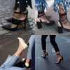 Party Hollow out sexy pantyhose female Mesh black women tights stocking slim fishnet stockings club party hosiery TT090