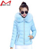 2017 Winter Short Jacket and Coat Women Long Sleeve Hooded Parka Overcoat Winter faux fur Parkas Female Outwear Zipper YL003