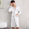 2017 winter robe male with hooded dressing gown jedi empire long thick men's bathrobe nightgowns mens bath robe