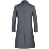 2017 Winter Overcoat Men's fashion Long style woolen trench coat jacket Men's casual coats jackets wool Outerwear men windbreak