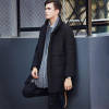 2017 Winter New Men's Long Down Jacket Fashion Casual White Duck Down Warm Thick Down Jacket Brand Coat Clothes