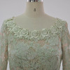 New Sleeveless Neck Slim Lace Embroidered Silk Polyester Blend Straight Dress