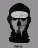 New Skull Mask Skeleton Balaclava Ghost Tactical Motorcycle Breathable Outdoor Sports Ski Cycling UV Protect Full Face Mask