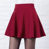 New short skirts womens 2016 new style casual vintage girls skirts for school red pleated mini skater skirt high waist plus size