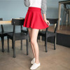 New short skirts womens 2016 new style casual vintage girls skirts for school red pleated mini skater skirt high waist plus size