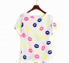 New Sexy Women Colorful Birds Chiffon shirt Batwing Loose Blouse Casual Tops #00225