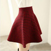 New Sex 2018 Summer Skirts Womens Knitted Skirt High Waist Pleated mini Skirt Casual Elastic Flared Skirt Female