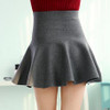 New Sex 2018 Summer Skirts Womens Knitted Skirt High Waist Pleated mini Skirt Casual Elastic Flared Skirt Female