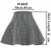 New Sex 2018 Summer Skirts Womens Knitted Skirt High Waist Pleated mini Skirt Casual Elastic Flared Skirt Female