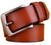 FUNTEKS 100% cowhide genuine leather belts for men luxury brand designer men's pin buckle belt men high quality FUNTEKS 100% cowhide genuine leather belts for men luxury brand designer men's pin buckle belt men high quality