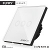 FUNRY EU Standard 3 Gang Remote Switch, Smart Control On-off for Smart Home, Smart Wall Switch,Smart Lamp Switch,Light Switch