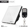 FUNRY EU Standard 3 Gang Remote Switch, Smart Control On-off for Smart Home, Smart Wall Switch,Smart Lamp Switch,Light Switch