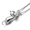 Funny Girls Cute Animal Jewelry High Quality Fashion Cartoon Cat 925 Sterling Silver Necklaces For Women Pendant Jewellry