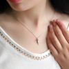 Funny Girls Cute Animal Jewelry High Quality Fashion Cartoon Cat 925 Sterling Silver Necklaces For Women Pendant Jewellry