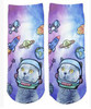 Funny 3D Printed Cotton Skeleton Socks Bone Short Women Socks Terror Novelty Socks Animal Cat Cute Funny Low Cut Ankle Socks Men