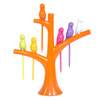 Fruit fork Portable scoop Fork Knife Creative forks 6Pcs Camping Hiking Utensils Spork Combo Gadget Cutlery Travel Color Random