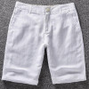 French Style Brand Casual Short Men Summer Linen Shorts Men Cotton Comfortable and breathable Mens Shorts Bermuda masculina Male