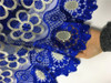 French African lace fabric high quality embroidered Nigerian net lace with guipure lace fabric 5 yards for lady dress ZN09
