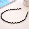 Freeshipping 2017 New Man Fashion Hair Accessories For Women Metal Wave Hairbands Solid Black Girl Headband Head Bands Headwear Freeshipping 2017 New Man Fashion Hair Accessories For Women Metal Wave Hairbands Solid Black Girl Headband Head Bands Headwear