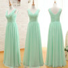 JC&STAR Custom Color Mint Green Navy Blue Long Chiffon A Line Pleated Bridesmaid Dress 2017 cheap bridesmaid dresses under 50 JC&STAR Custom Color Mint Green Navy Blue Long Chiffon A Line Pleated Bridesmaid Dress 2017 cheap bridesmaid dresses under 50